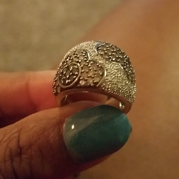 Chocolate and white diamond ring - Picture 2 of 2